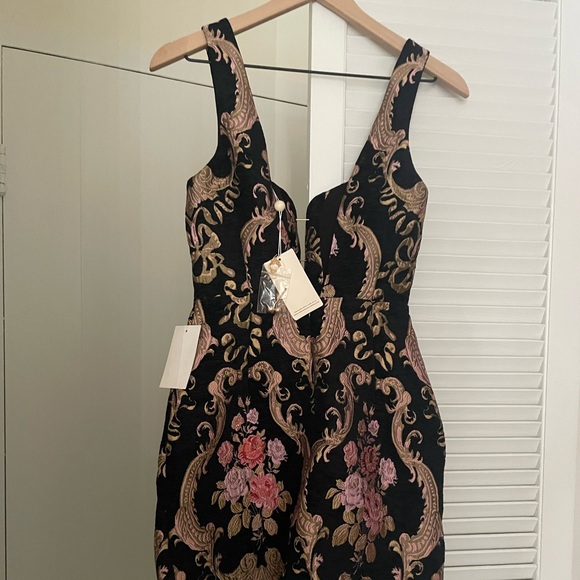 For Love and Lemons Tapestry Brocade Mini Dress NWT - Picture 3 of 5